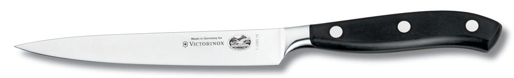 Набор ножей кухон. Victorinox Grand Maitre Cutlery Block 7.7243.6 (7.7243.6) компл.:6предм. с подставкой черный подар.коробка — миниатюра 7