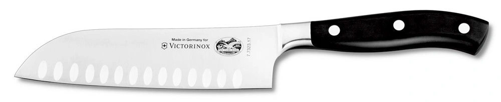 Набор ножей кухон. Victorinox Grand Maitre Cutlery Block 7.7243.6 (7.7243.6) компл.:6предм. с подставкой черный подар.коробка — миниатюра 8