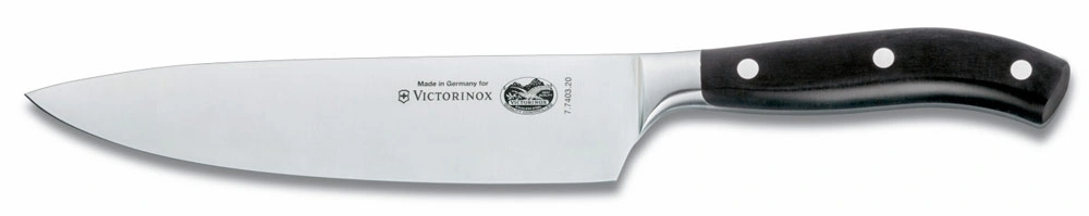 Набор ножей кухон. Victorinox Grand Maitre Cutlery Block 7.7243.6 (7.7243.6) компл.:6предм. с подставкой черный подар.коробка — миниатюра 9