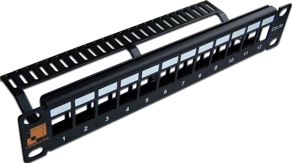 Патч-панель наборная Lanmaster LAN-PP12OK-UTP/10 10" 1U 12x UTP — фото 1