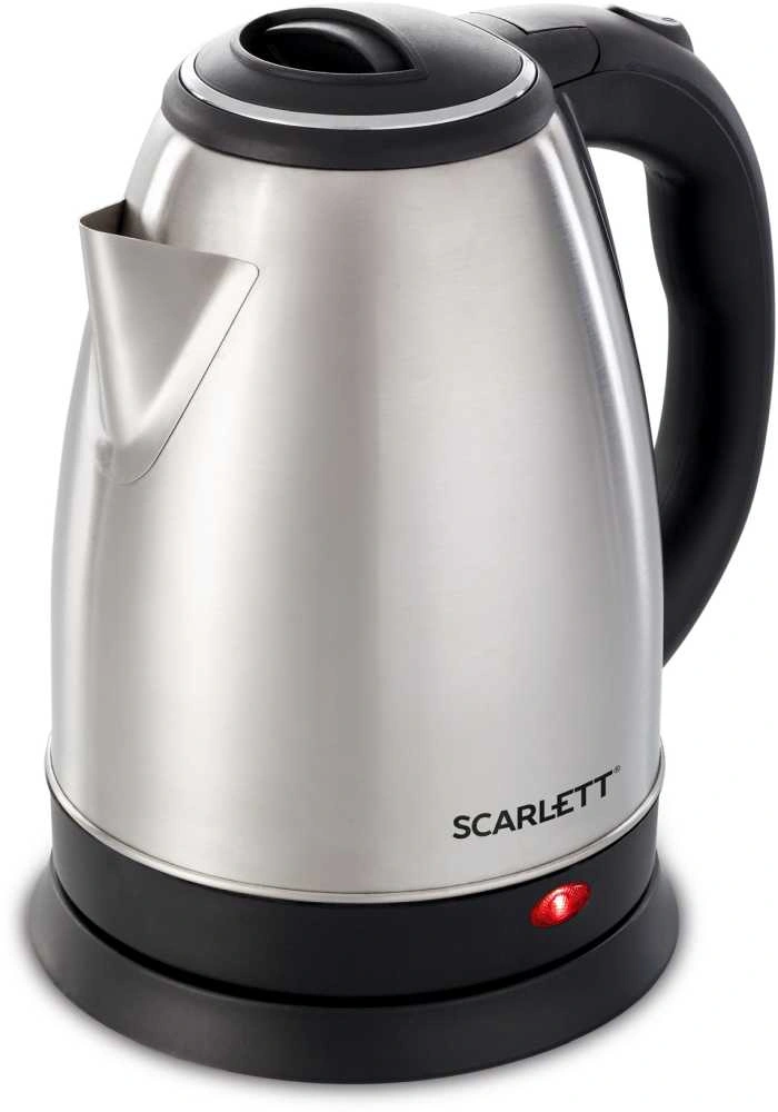 Чайник электрический Scarlett SC-EK21S26 2л. 1800Вт серебристый корпус: металл/пластик (EK21S26) — миниатюра 2