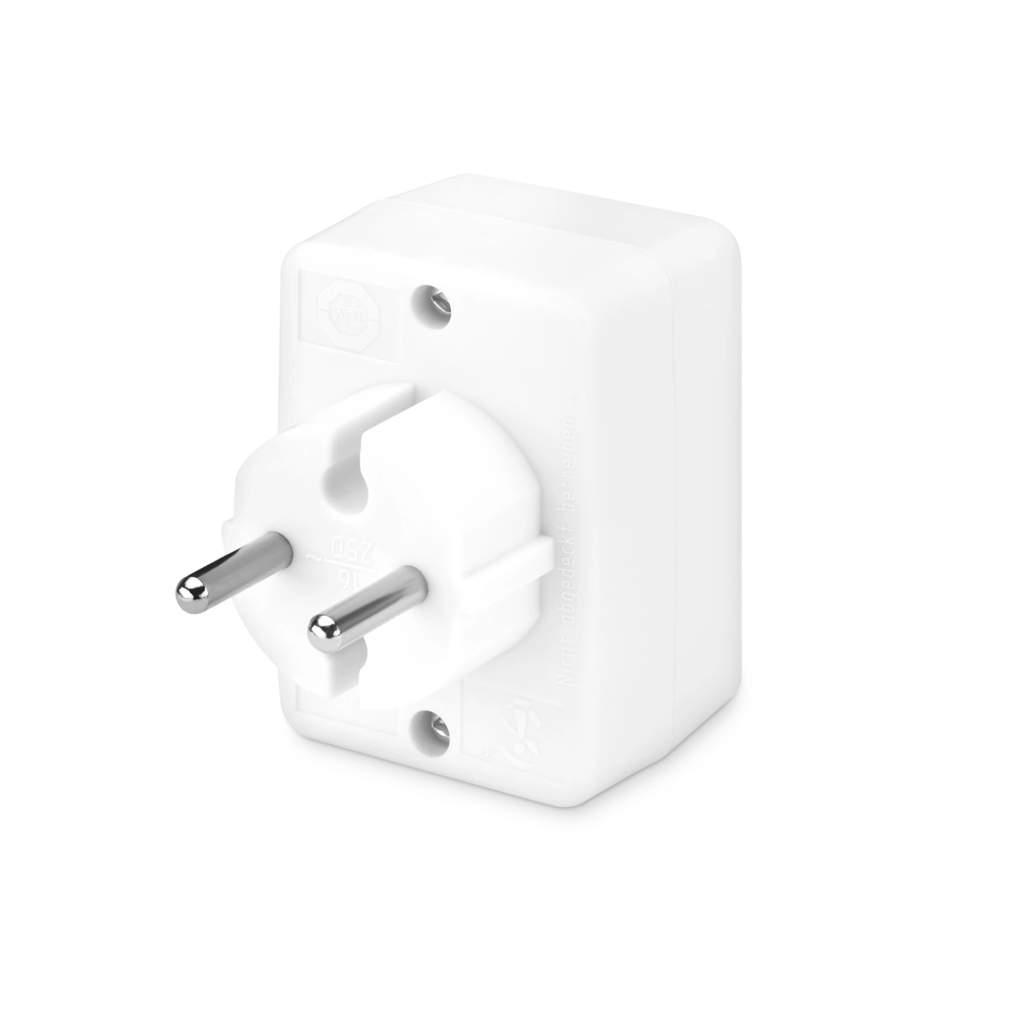 Сетевой разветвитель Buro BU-PS3F-W (3 розетки) белый (пакет ПЭ) — миниатюра 3