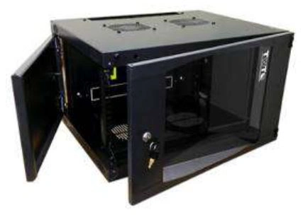 Шкаф коммутационный Lanmaster Next (TWT-CBWNG-9U-6X4-BK) настенный 9U 550x450мм пер.дв.стекл 60кг черный 15.5кг 494мм