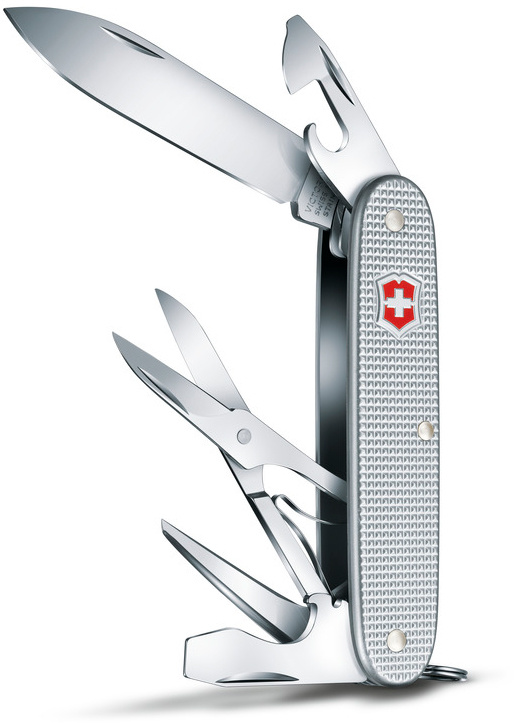 Нож перочинный Victorinox Pioneer X (0.8231.26) 93мм 9функц. серебристый карт.коробка — фото 1
