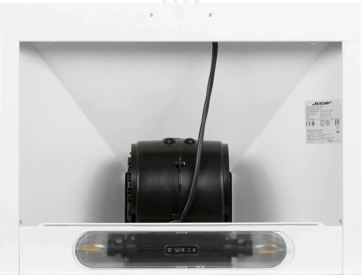 Вытяжка каминная Jet Air Gaia WH/A/60 белый управление: кнопочное (1 мотор) — миниатюра 4