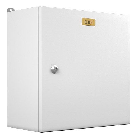 Шкаф электротехнический Elbox EMW-800.600.210-1-IP66 настенный 800мм 600мм 210мм несъемн.бок.пан. 150кг серый — миниатюра 4
