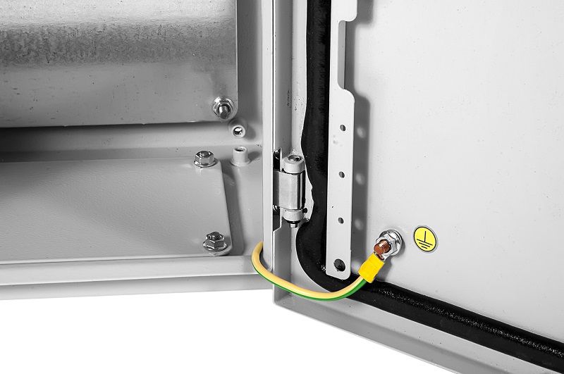 Шкаф электротехнический Elbox EMW-800.600.210-1-IP66 настенный 800мм 600мм 210мм несъемн.бок.пан. 150кг серый — миниатюра 2