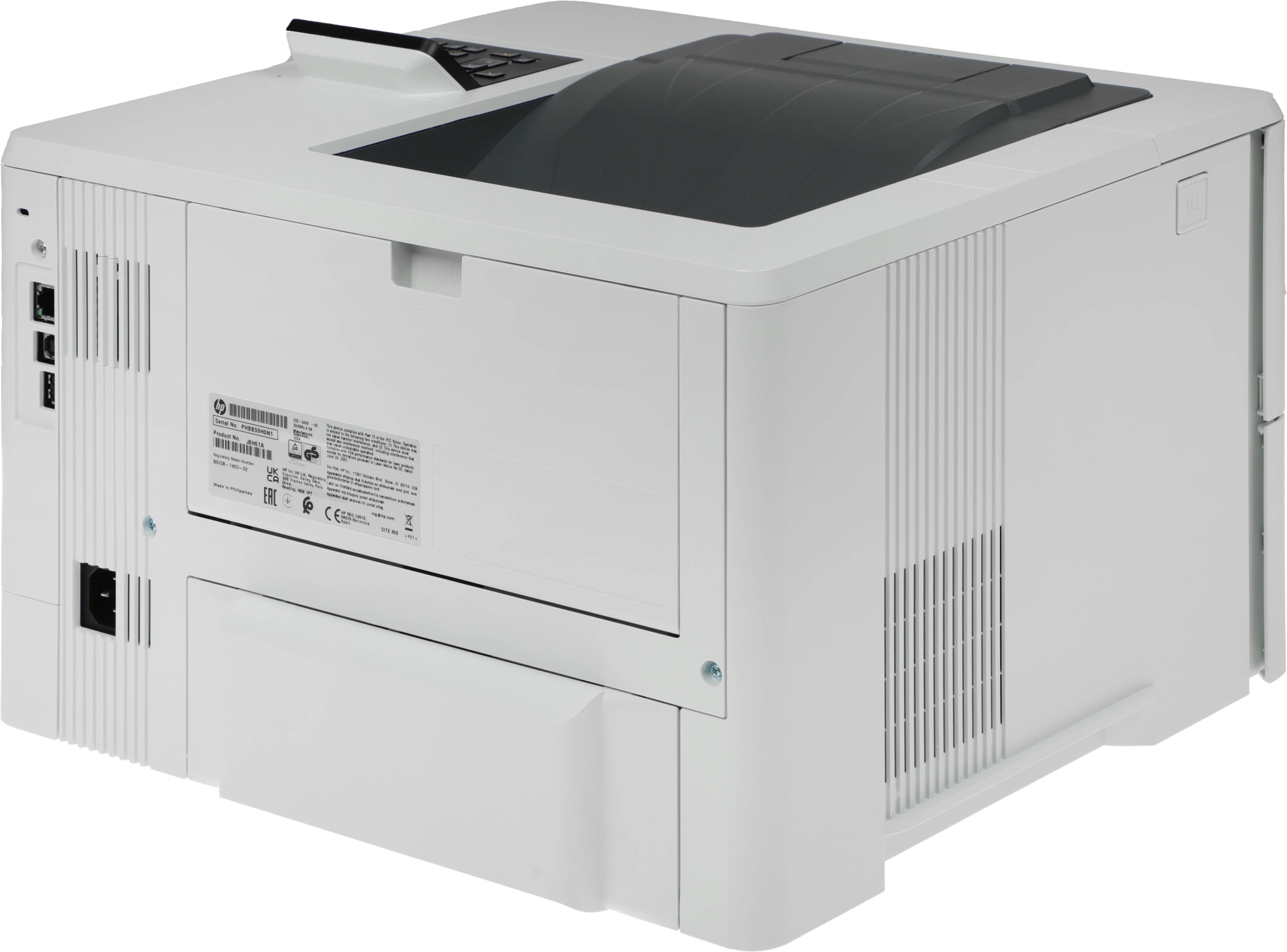 Принтер лазерный HP LaserJet Pro M501dn (J8H61A) A4 Duplex белый — миниатюра 14
