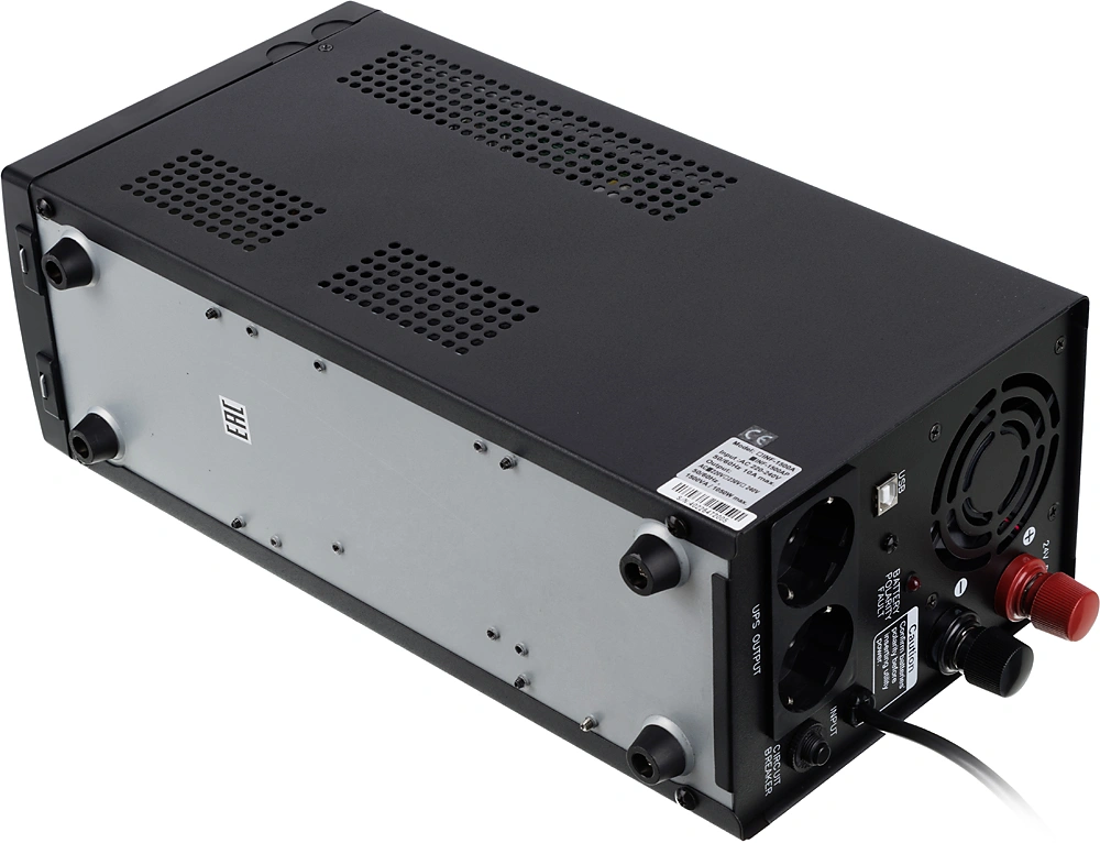 Источник бесперебойного питания Powercom Infinity INF-1500 1050Вт 1500ВА черный без батареи — миниатюра 5