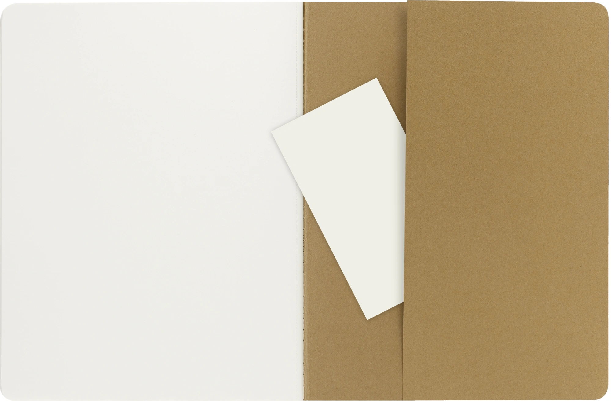 Блокнот Moleskine CAHIER JOURNAL QP423 XLarge 190х250мм обложка картон 120стр. нелинованный бежевый (3шт) — миниатюра 5