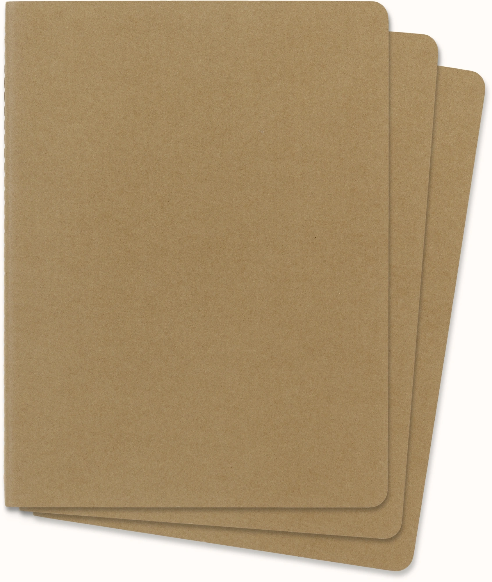 Блокнот Moleskine CAHIER JOURNAL QP423 XLarge 190х250мм обложка картон 120стр. нелинованный бежевый (3шт) — миниатюра 6