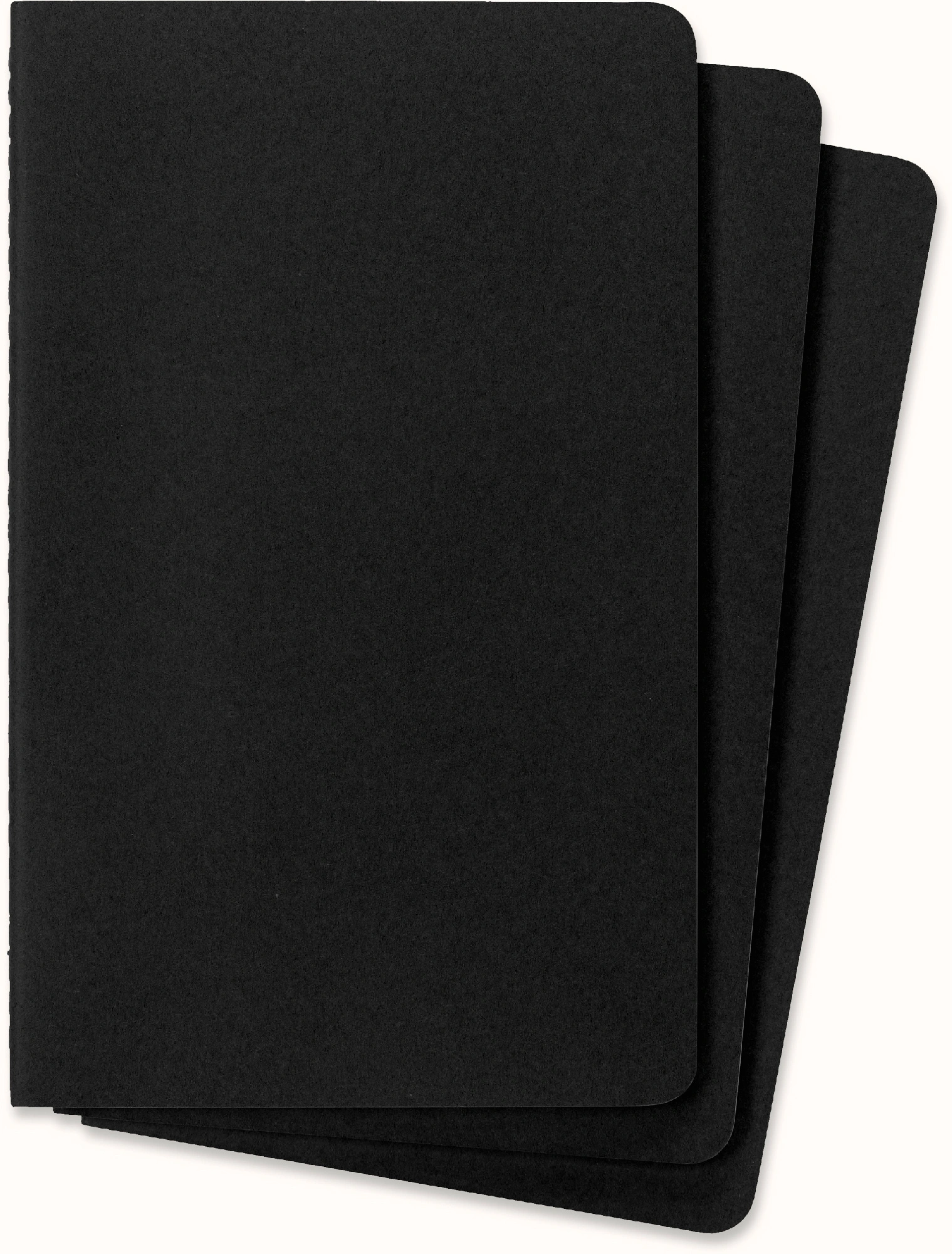 Блокнот Moleskine CAHIER JOURNAL QP316 Large 130х210мм обложка картон 80стр. линейка черный (3шт) — миниатюра 5