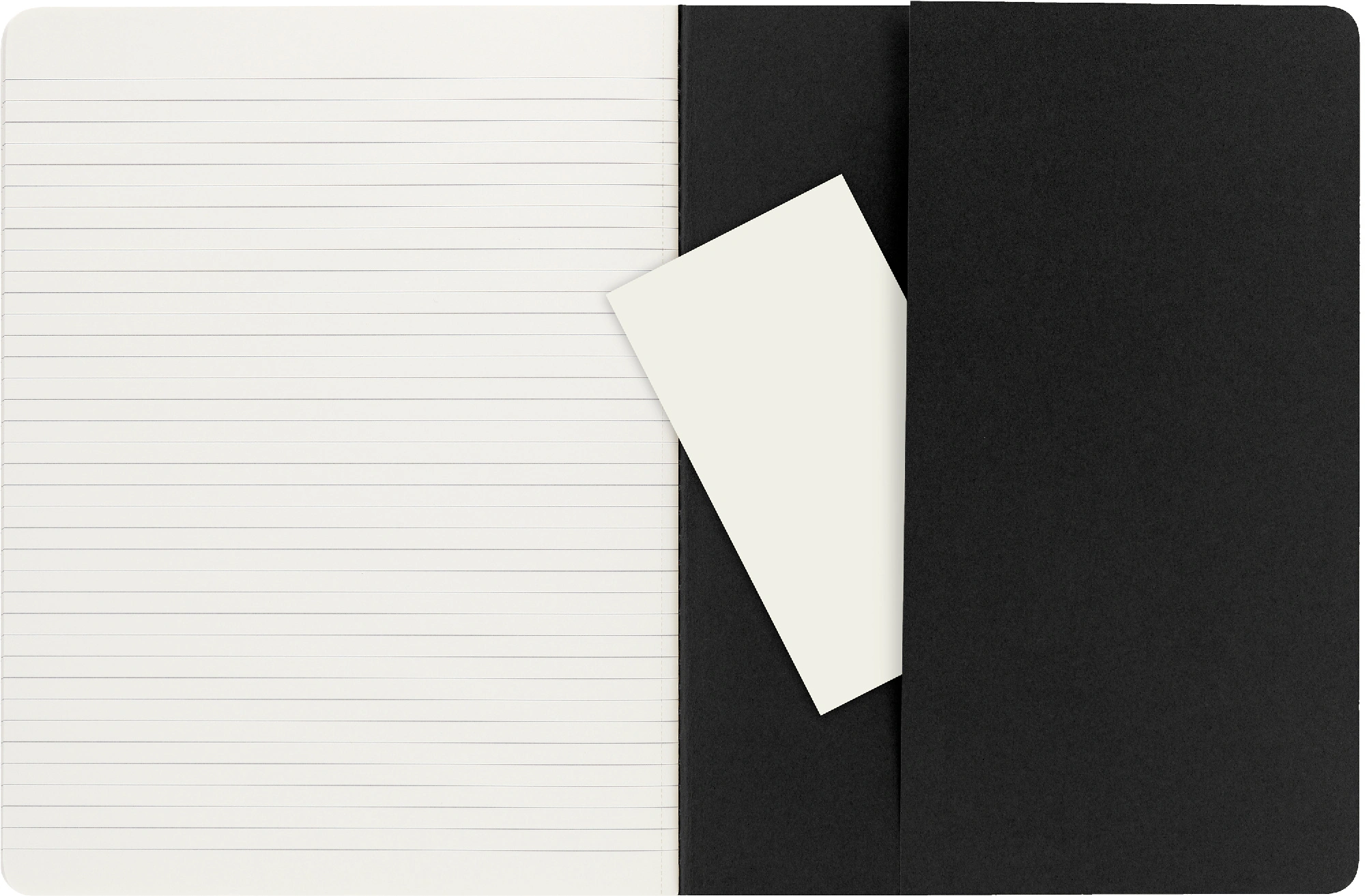 Блокнот Moleskine CAHIER JOURNAL QP321 XLarge 190х250мм обложка картон 120стр. линейка черный (3шт) — миниатюра 5