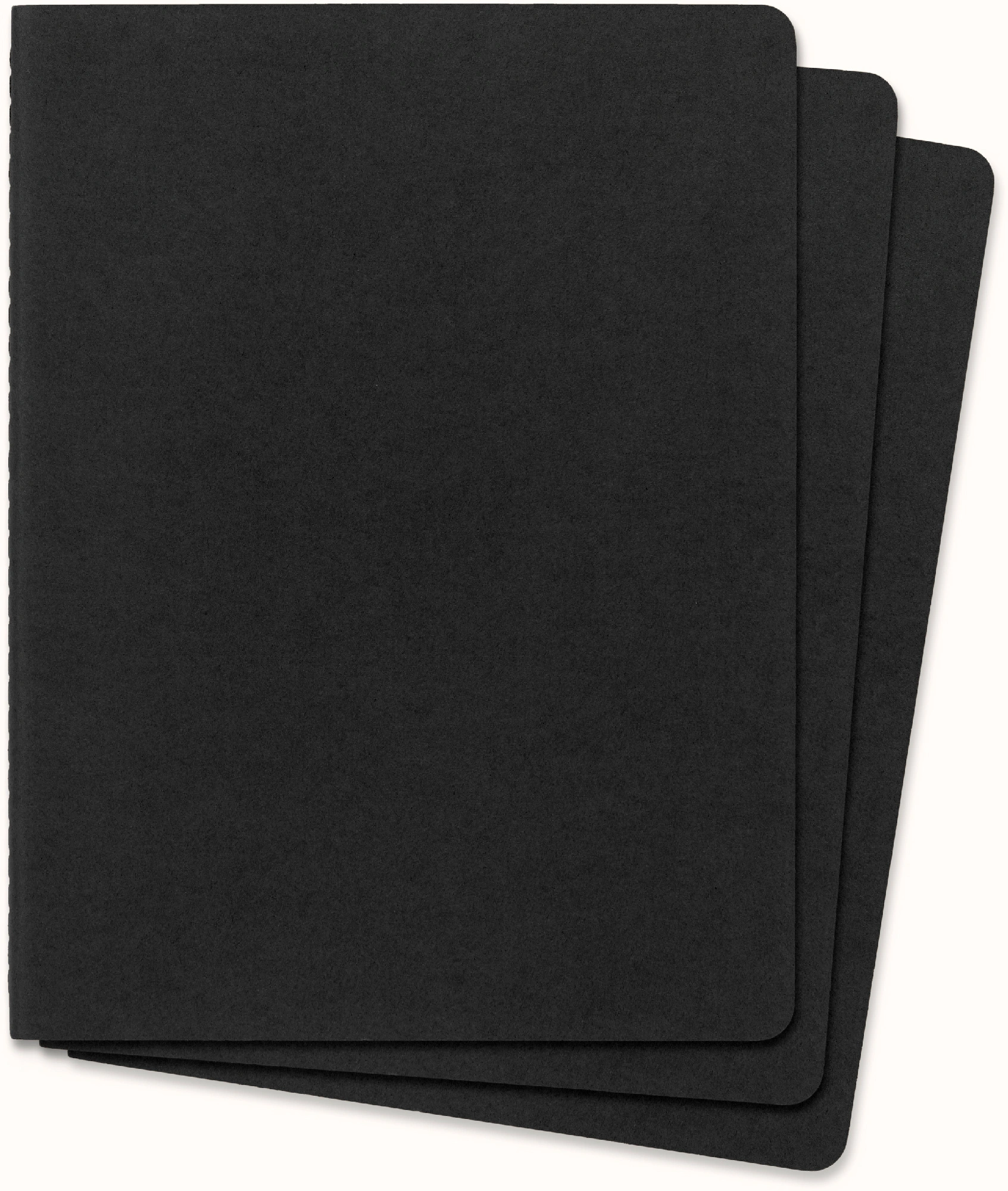 Блокнот Moleskine CAHIER JOURNAL QP321 XLarge 190х250мм обложка картон 120стр. линейка черный (3шт) — миниатюра 6