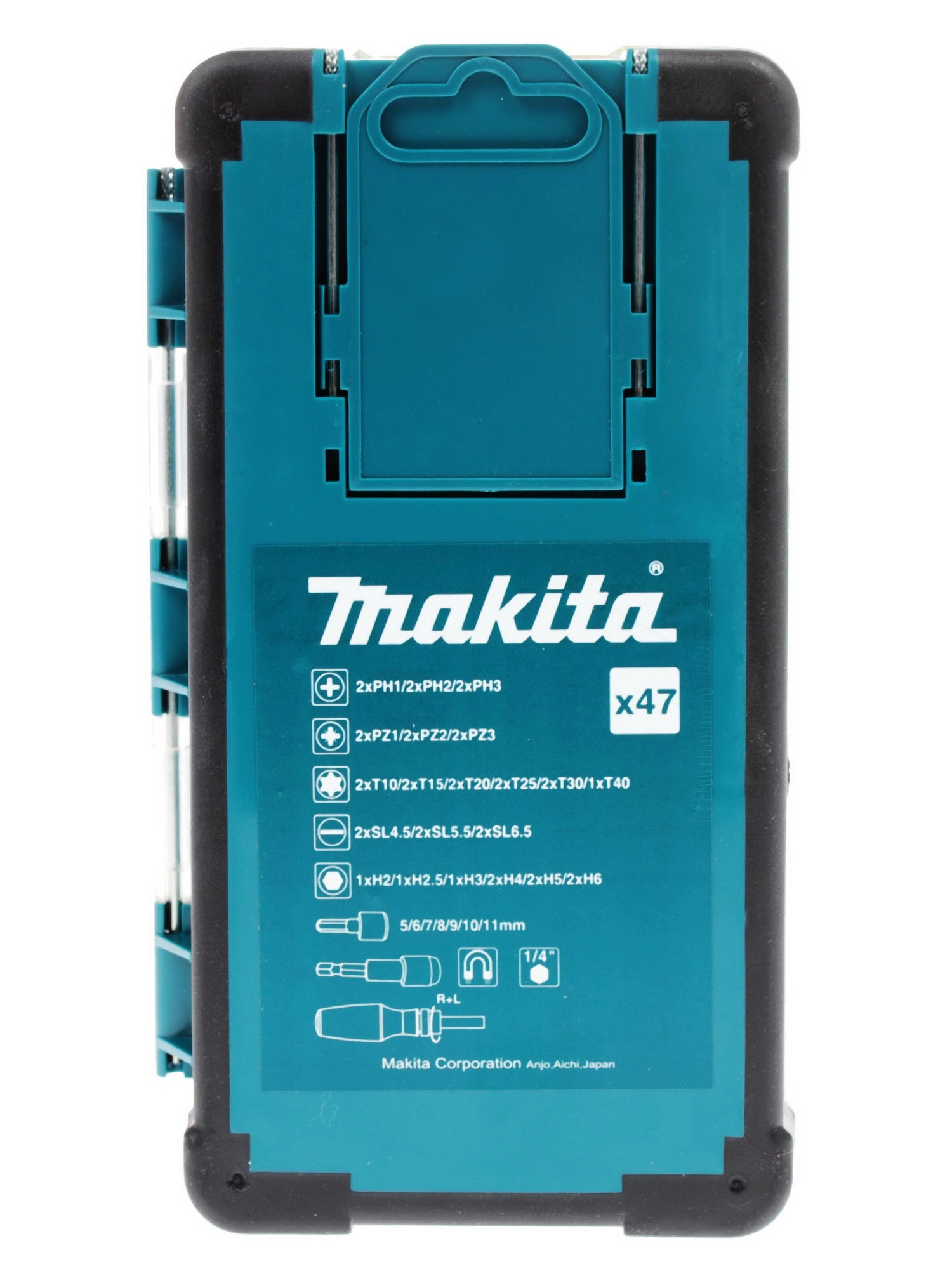 Отвертка Makita B-36170 в компл.:47 предметов жесткий кейс — миниатюра 10