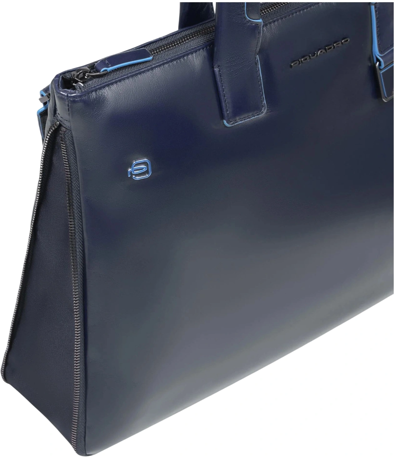 Деловая сумка Piquadro Blue Square CA4021B2/BLU2 с отделением для ноутбука 15.6" синяя натур.кожа — миниатюра 4