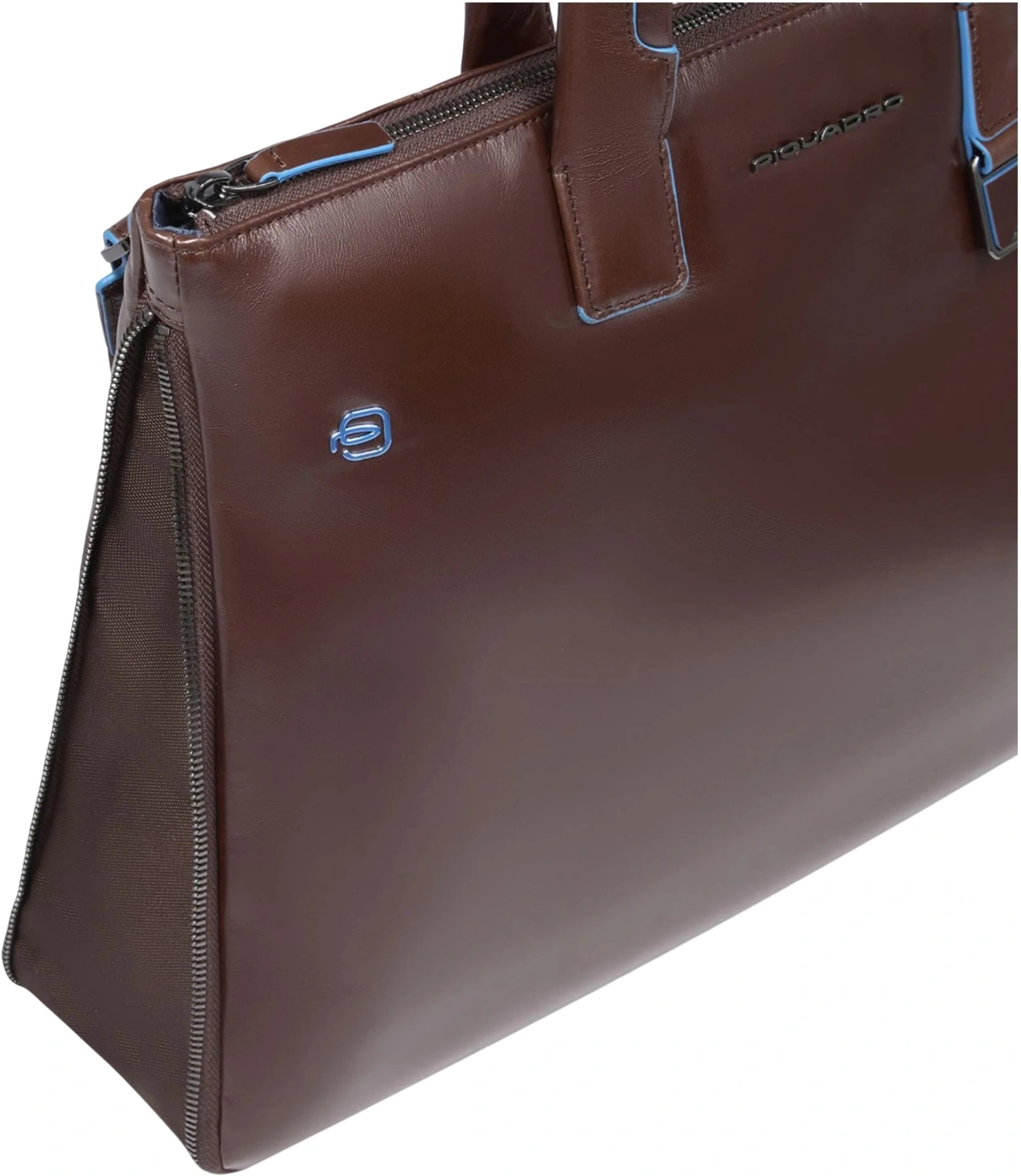 Деловая сумка Piquadro Blue Square CA4021B2/MO с отделением для ноутбука 15.6" коричневая натур.кожа — миниатюра 4