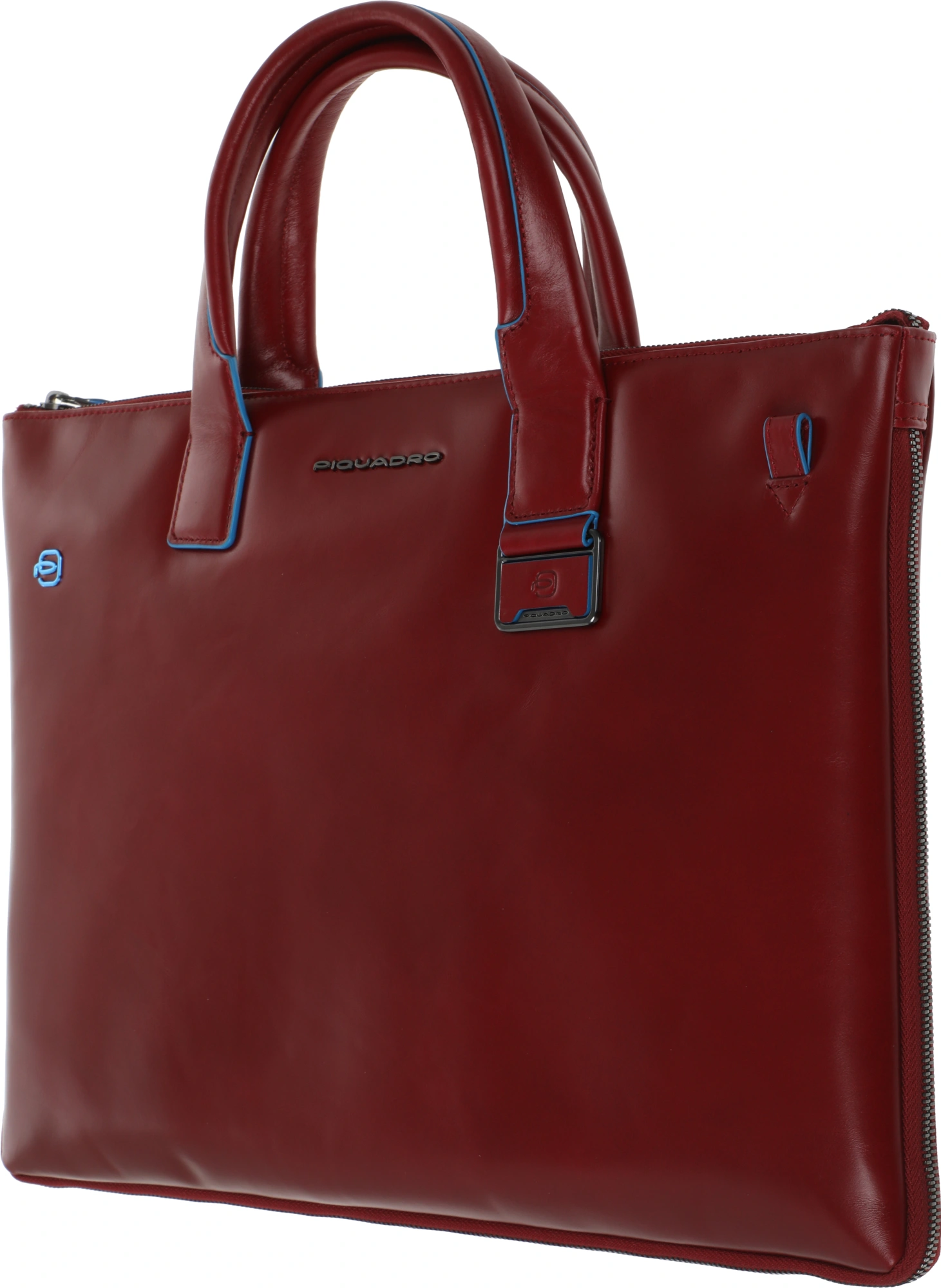 Деловая сумка Piquadro Blue Square CA4021B2/R с отделением для ноутбука 15.6" красная натур.кожа — миниатюра 6