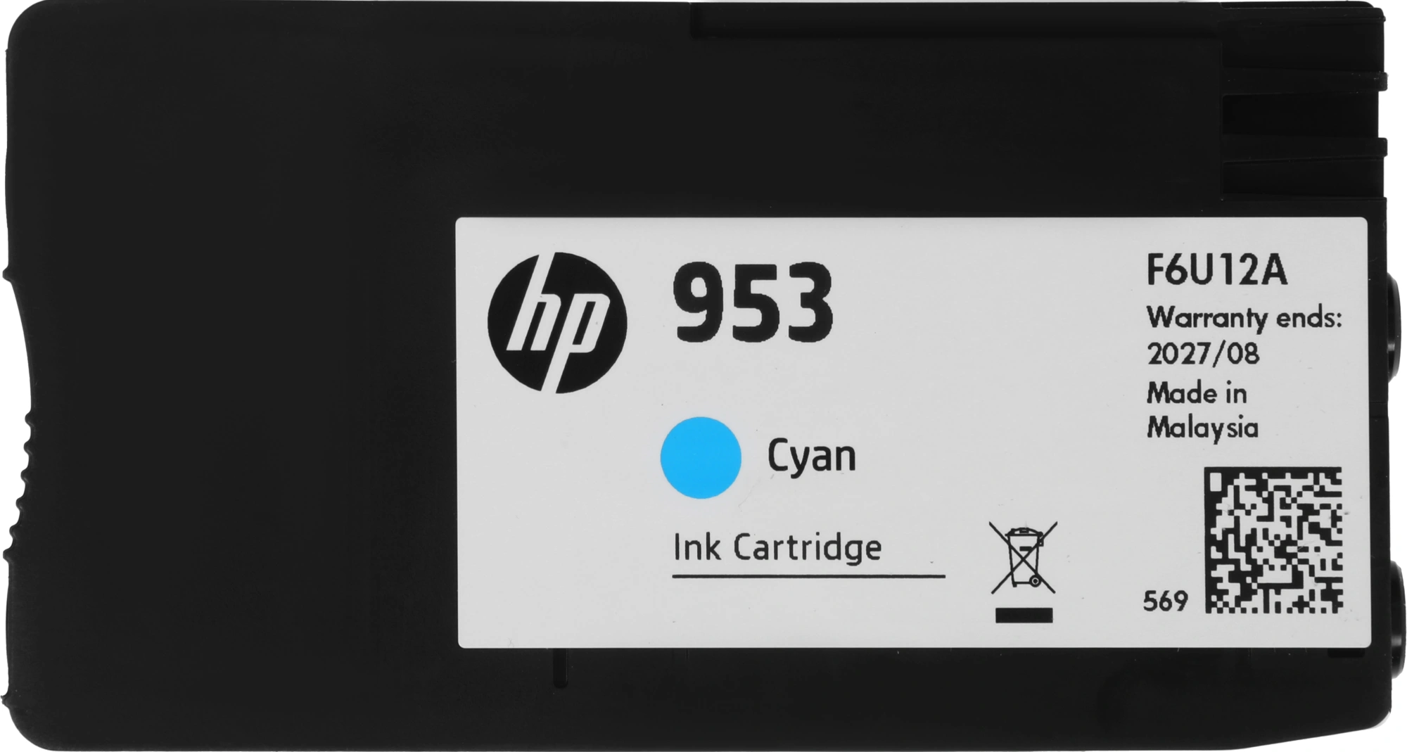 Картридж струйный HP 953 F6U12AE голубой (700стр.) для HP OJP 8710/8715/8720/8730/8210/8725 — миниатюра 4