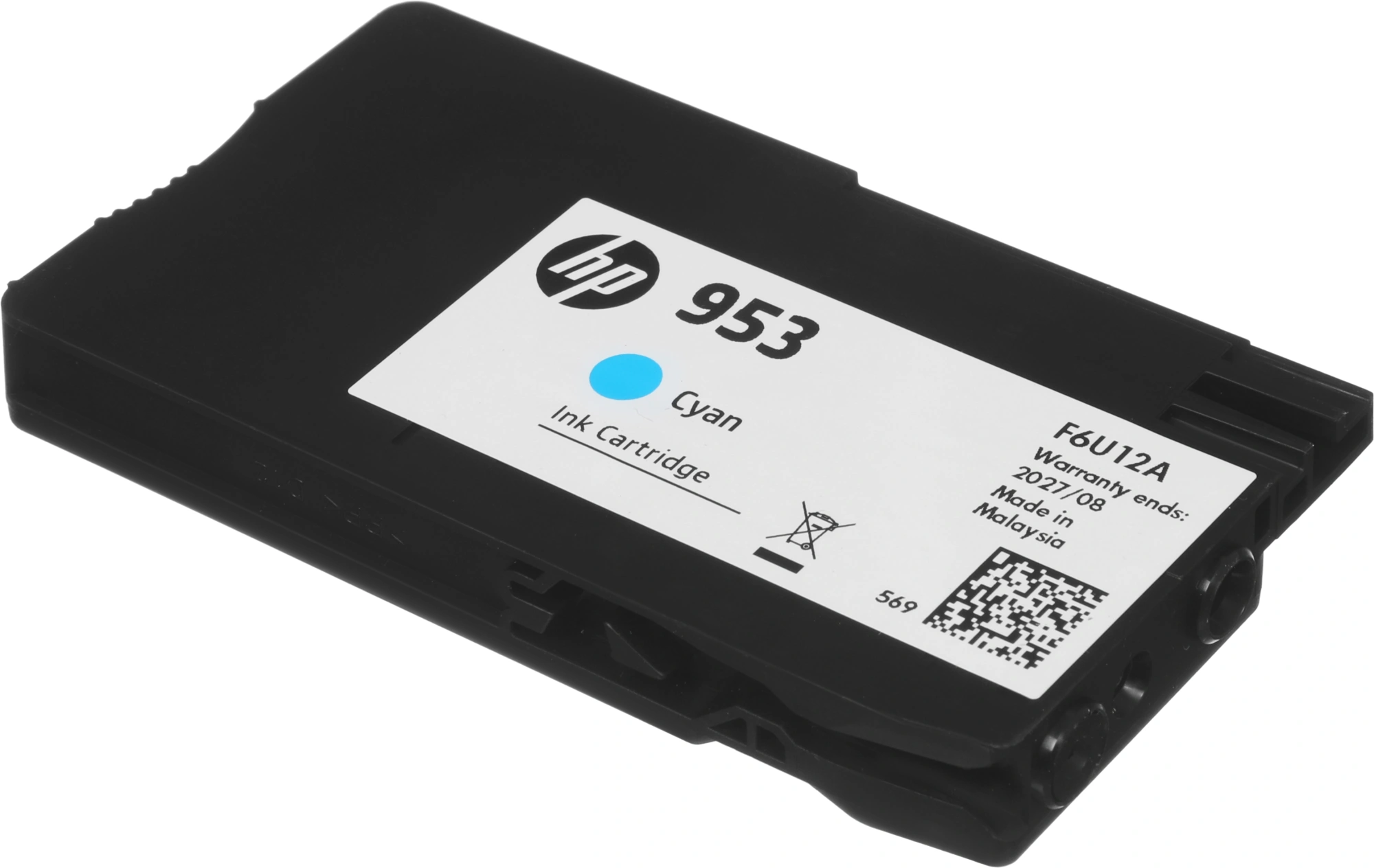 Картридж струйный HP 953 F6U12AE голубой (700стр.) для HP OJP 8710/8715/8720/8730/8210/8725 — миниатюра 7