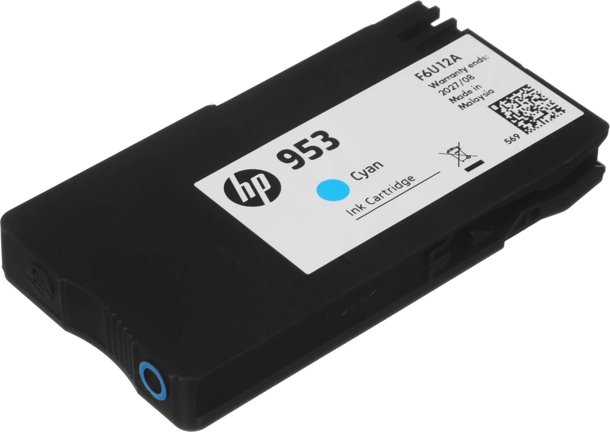 Картридж струйный HP 953 F6U12AE голубой (700стр.) для HP OJP 8710/8715/8720/8730/8210/8725 — миниатюра 8
