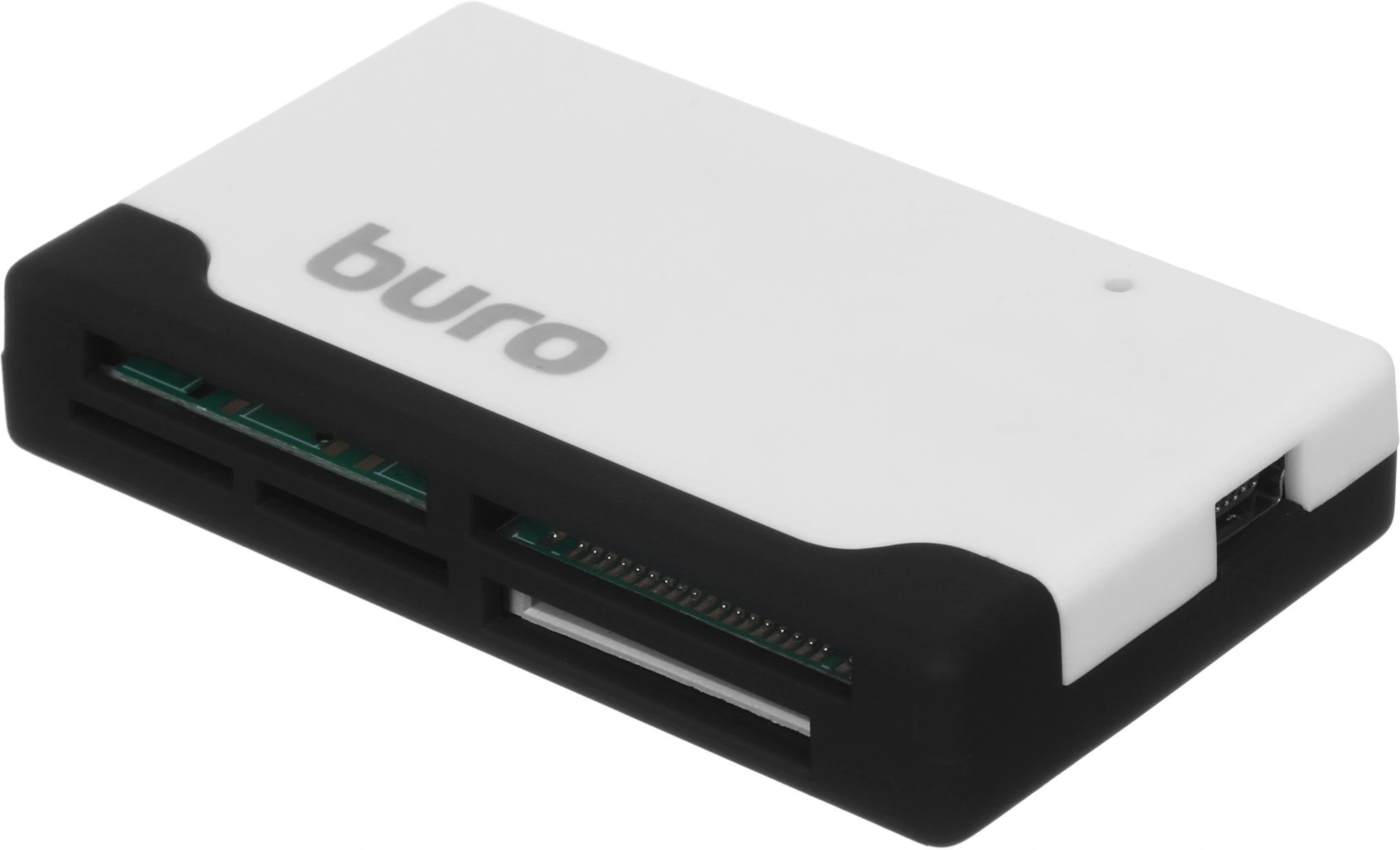 Устройство чтения карт памяти USB2.0 Buro BU-CR-2102 белый — миниатюра 7