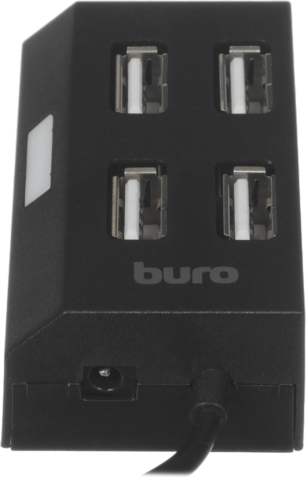 Разветвитель USB 2.0 Buro BU-HUB4-U2.0 4порт. черный — миниатюра 3