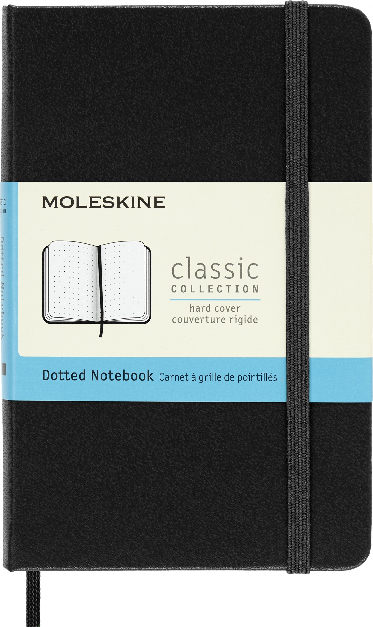 Блокнот Moleskine CLASSIC MM713 Pocket 90x140мм 192стр. пунктир твердая обложка черный — фото 1