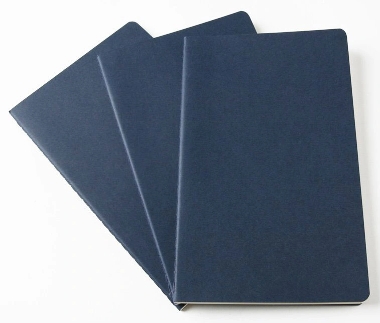 Блокнот Moleskine CAHIER JOURNAL CH116 Large 130х210мм обложка картон 80стр. линейка клюквенный (3шт) — миниатюра 3