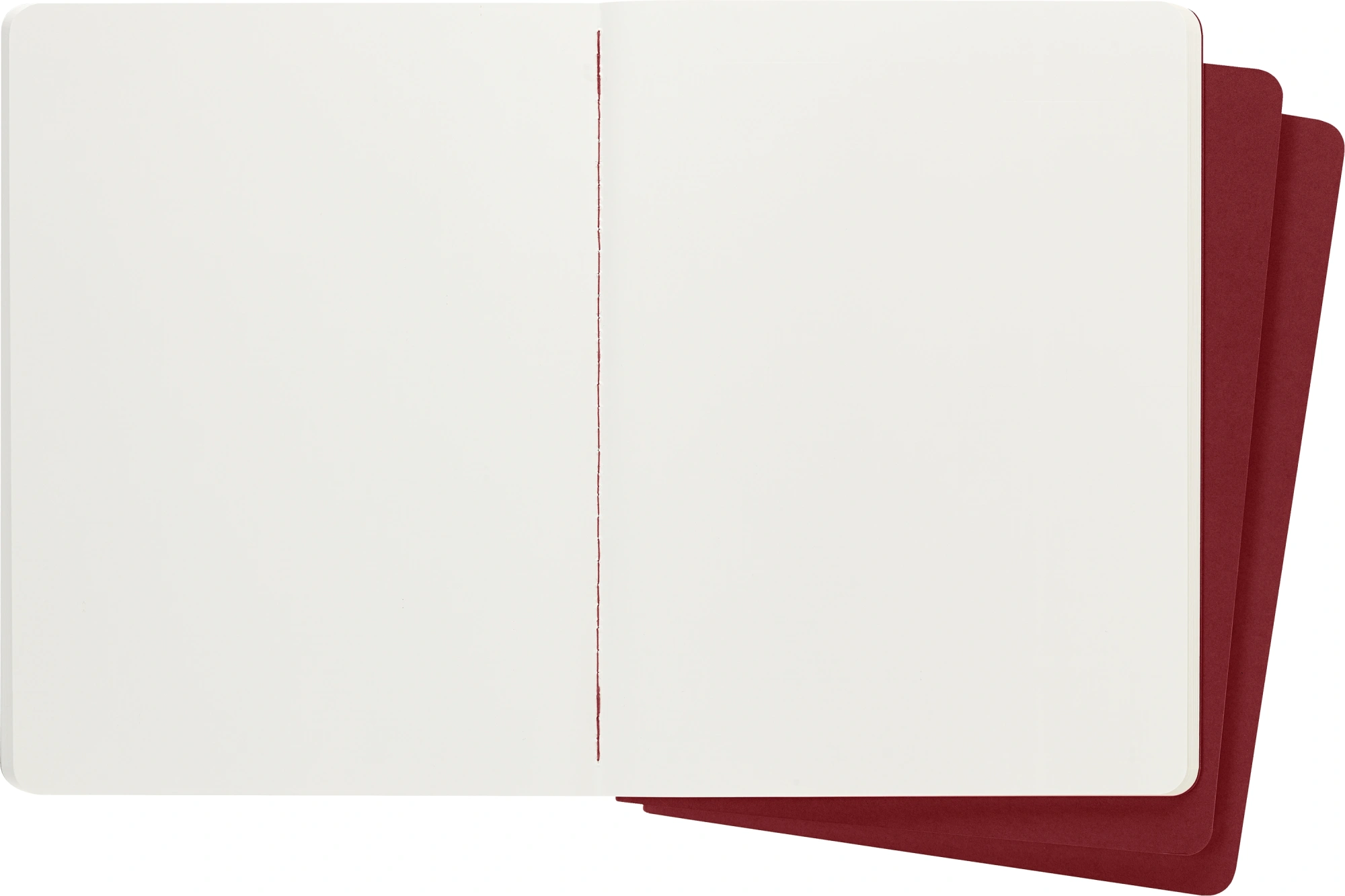 Блокнот Moleskine CAHIER JOURNAL CH123 XLarge 190х250мм обложка картон 120стр. нелинованный клюквенный (3шт) — миниатюра 3