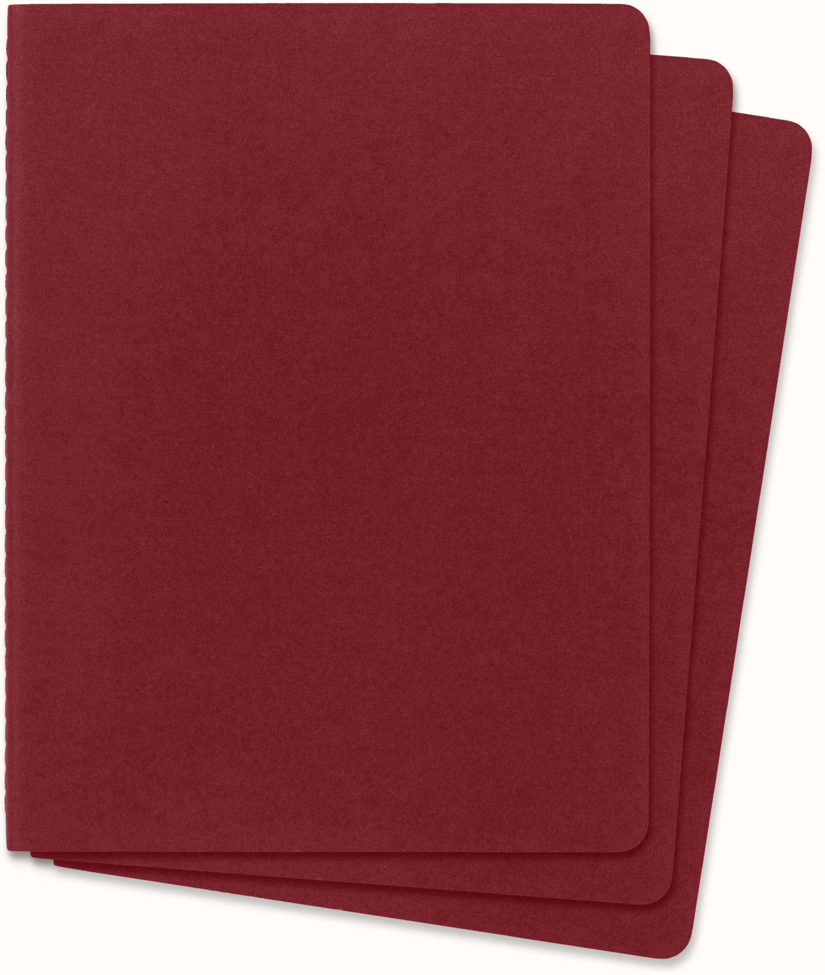 Блокнот Moleskine CAHIER JOURNAL CH123 XLarge 190х250мм обложка картон 120стр. нелинованный клюквенный (3шт) — миниатюра 6