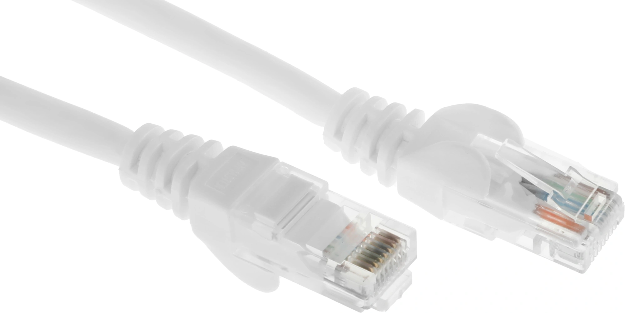 Патч-корд Lanmaster LAN-PC45/U5E-1.0-WH UTP RJ-45 вил.-вилка RJ-45 кат.5E 1м белый LSZH (уп.:1шт) — миниатюра 3