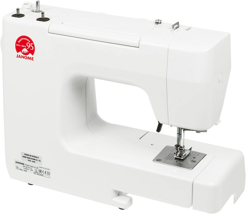 Швейная машина Janome Sakura 95 белый/цветы — миниатюра 5