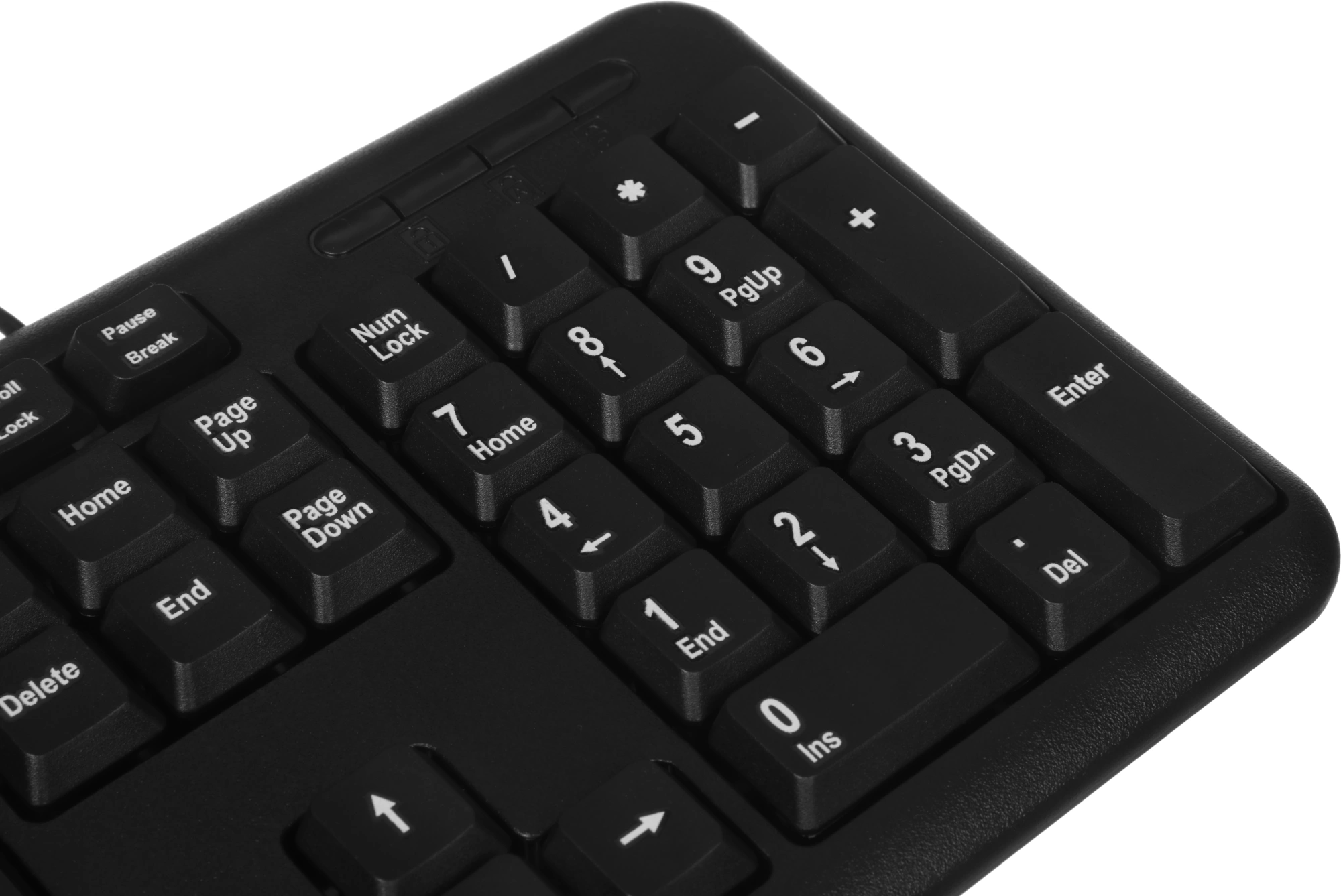 Клавиатура Оклик 90M черный USB (402127) кабель 1.35м — миниатюра 8