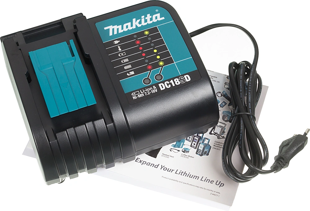 Дрель-шуруповерт Makita DHP453SYE аккум. патрон:быстрозажимной (кейс в комплекте) — миниатюра 8
