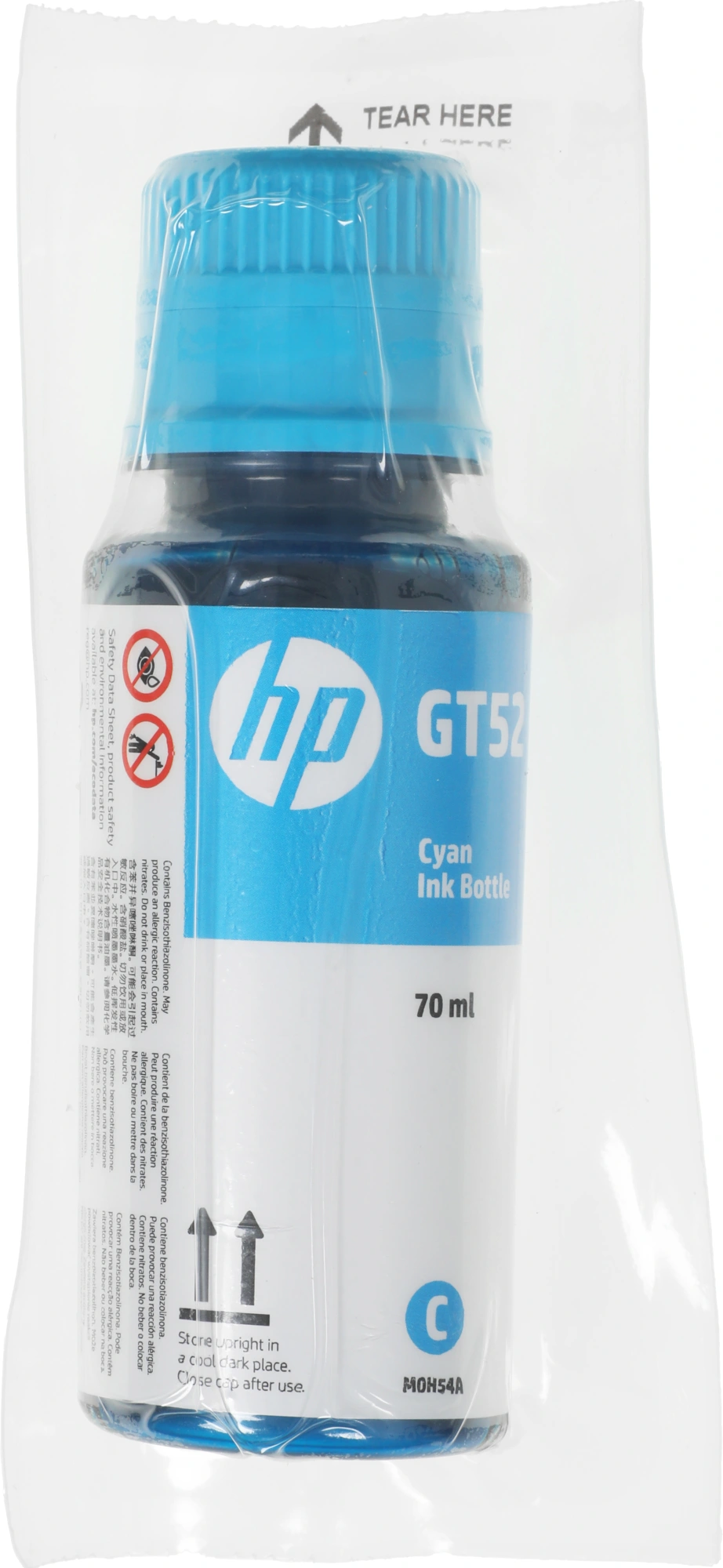 Картридж струйный HP GT52 M0H54AE голубой (8000стр.) (70мл) для HP DJ GT — миниатюра 6
