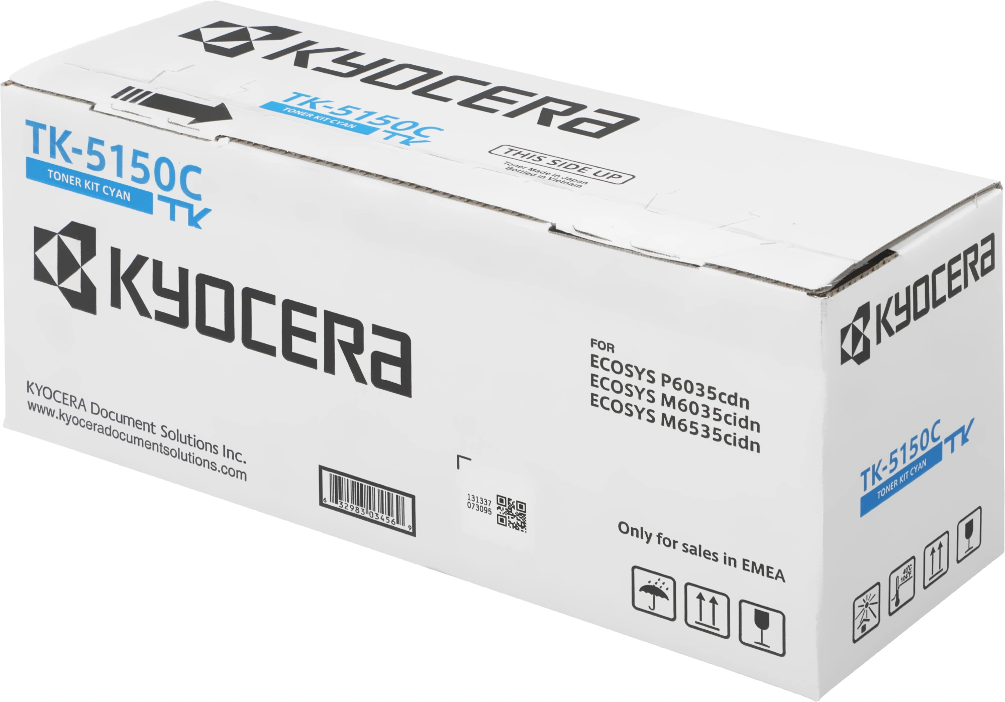 Картридж лазерный Kyocera TK-5150C 1T02NSCNL0 голубой (10000стр.) для Kyocera P6035cdn/M6035cidn/M6535cidn — фото 1