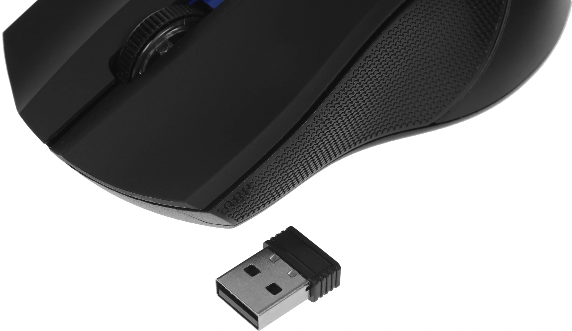 Мышь Оклик 615MW черный/синий оптическая 1200dpi беспров. USB для ноутбука 3but (412862) — миниатюра 15