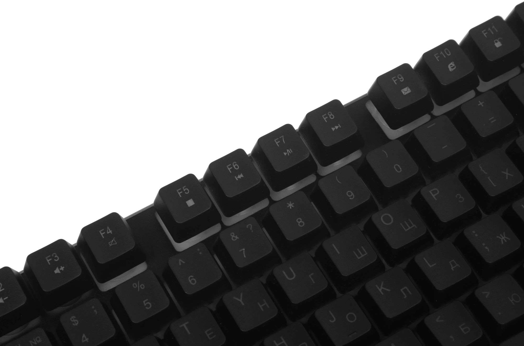 Клавиатура Оклик 780G SLAYER черный USB for gamer LED (412899) кабель 1.5м — миниатюра 19