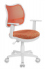 Кресло детское Бюрократ CH-W797/OR/GIRAFFE спинка сетка оранжевый сиденье оранжевый жираф Giraffe сетка/ткань (пластик белый)