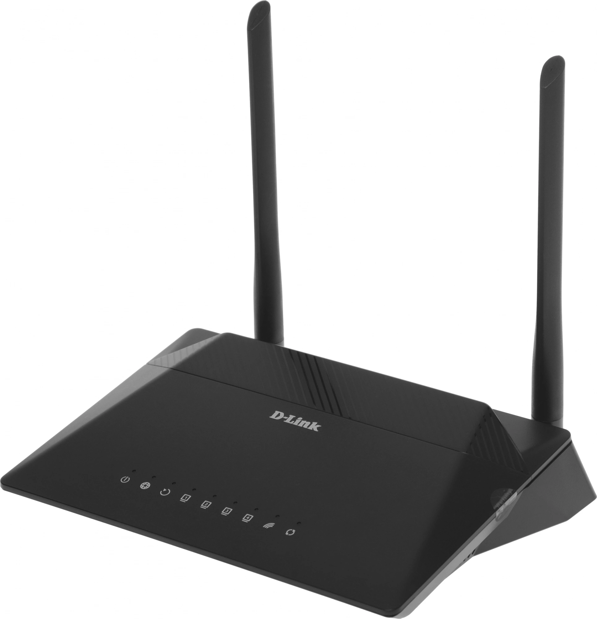 Роутер беспроводной D-Link DSL-224 (DSL-224/R1A) N300 10/100BASE-TX черный — миниатюра 2