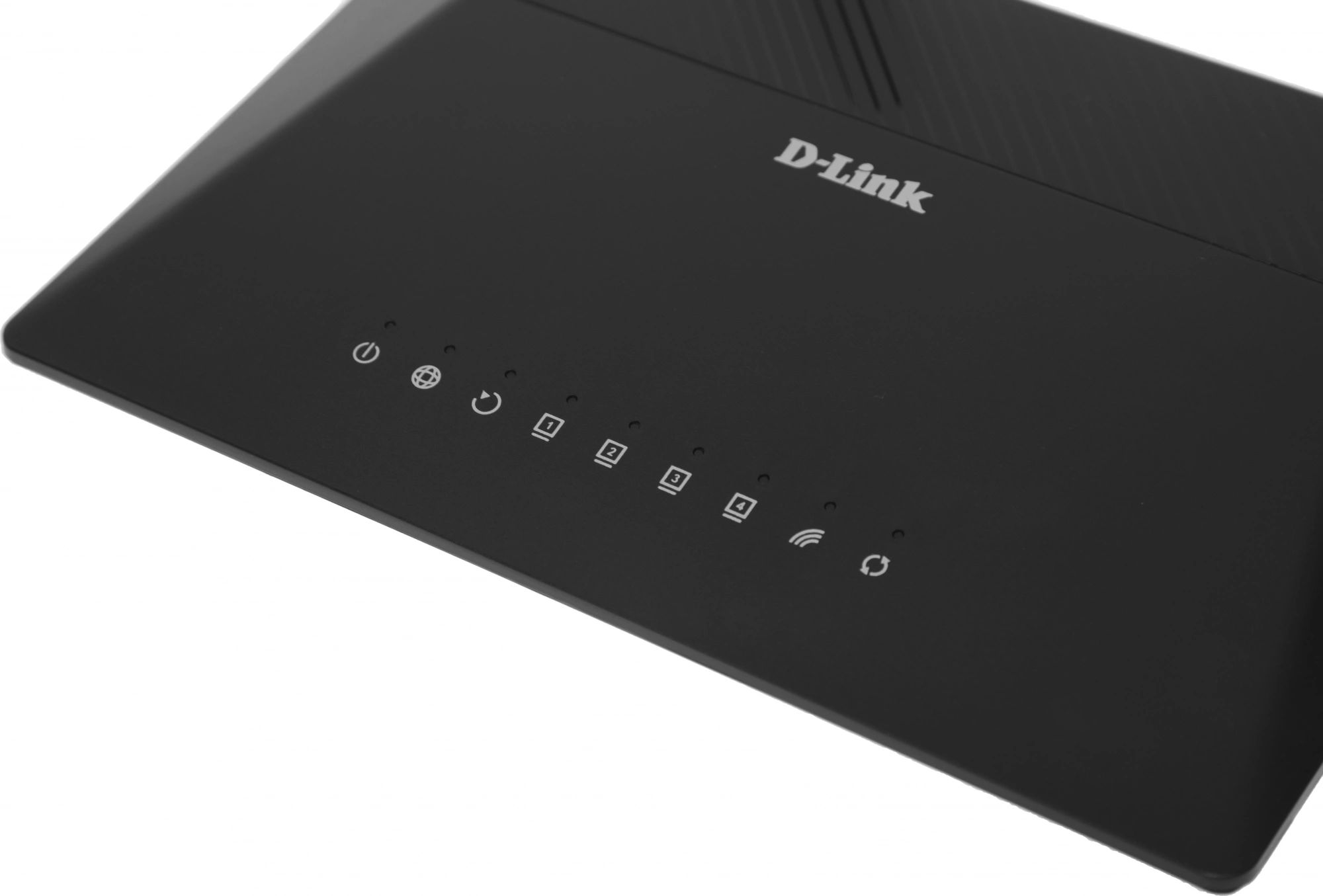 Роутер беспроводной D-Link DSL-224 (DSL-224/R1A) N300 10/100BASE-TX черный — миниатюра 3