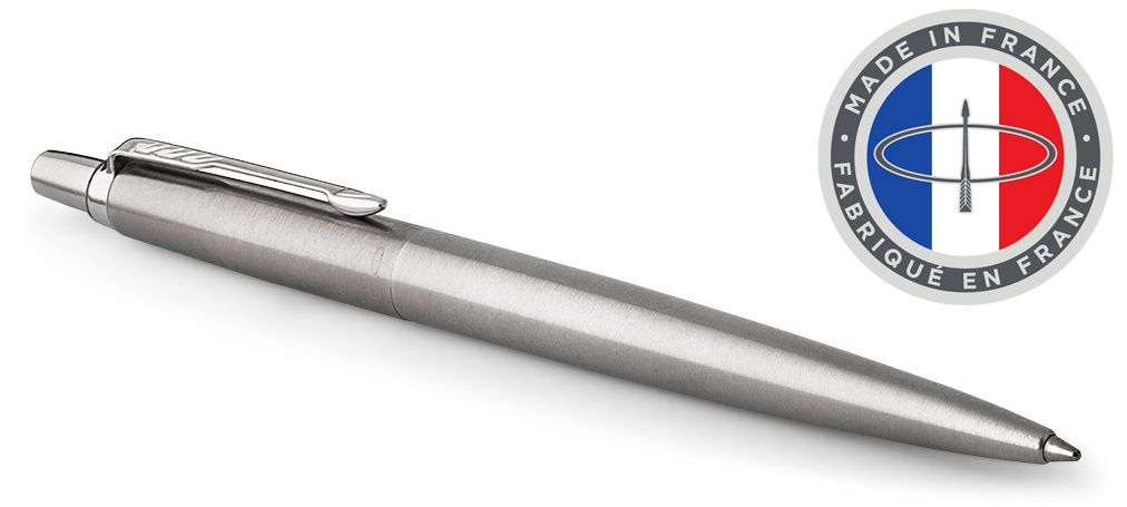 Ручка шариков. Parker Jotter Core K61 (1953170) Stainless Steel CT M син. черн. подар.кор. — миниатюра 4