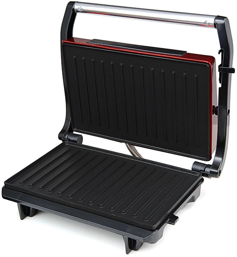 Сэндвичница Kitfort КТ-1609 Panini Maker 640Вт красный/черный — миниатюра 4
