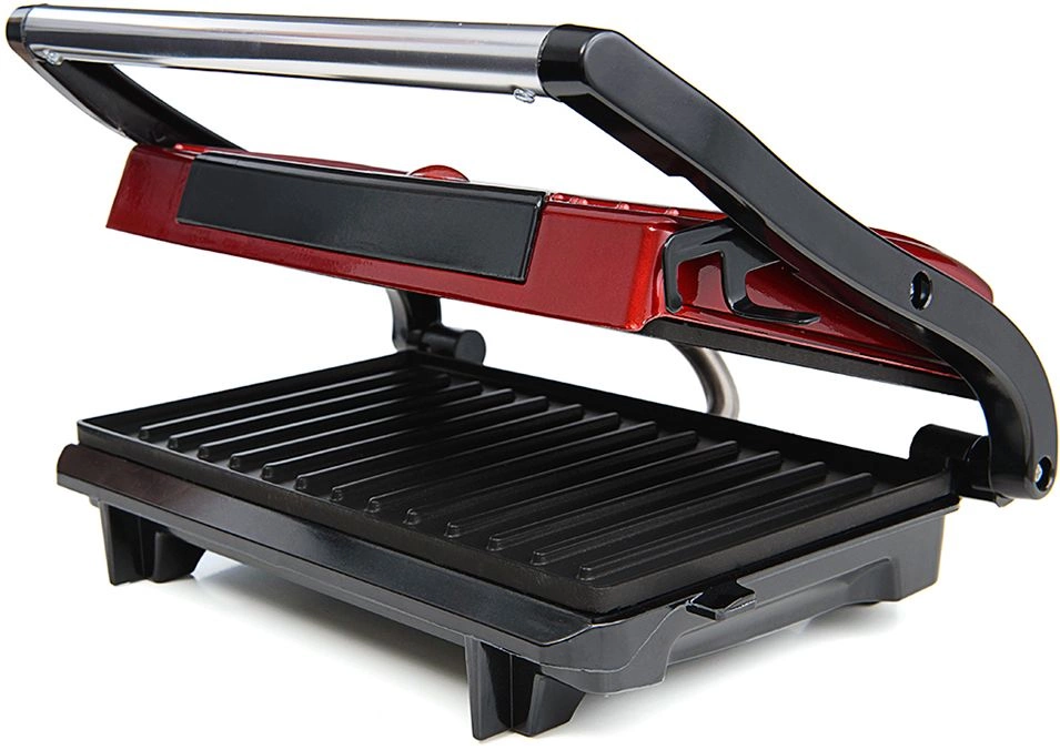 Сэндвичница Kitfort КТ-1609 Panini Maker 640Вт красный/черный — миниатюра 5