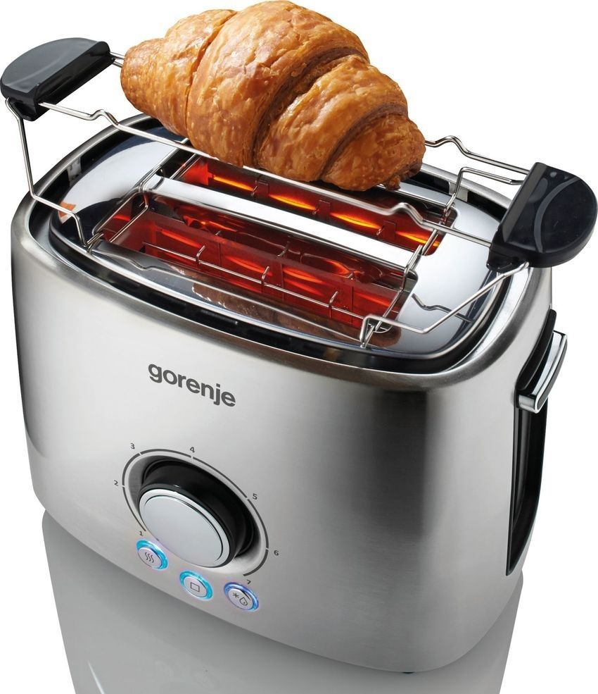 Тостер Gorenje T1000E 1000Вт серебристый/черный — миниатюра 5