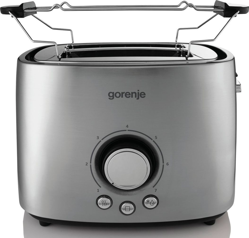 Тостер Gorenje T1000E 1000Вт серебристый/черный — миниатюра 3