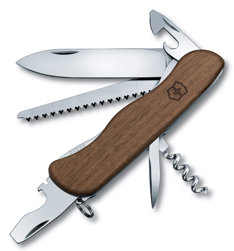 Нож перочинный Victorinox FORESTER WOOD (0.8361.63) 111мм 10функц. дерево карт.коробка — миниатюра 2