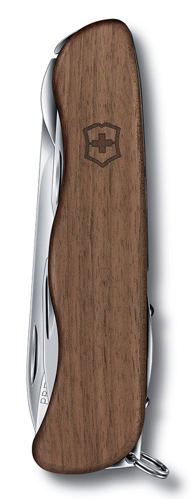 Нож перочинный Victorinox FORESTER WOOD (0.8361.63) 111мм 10функц. дерево карт.коробка — миниатюра 3