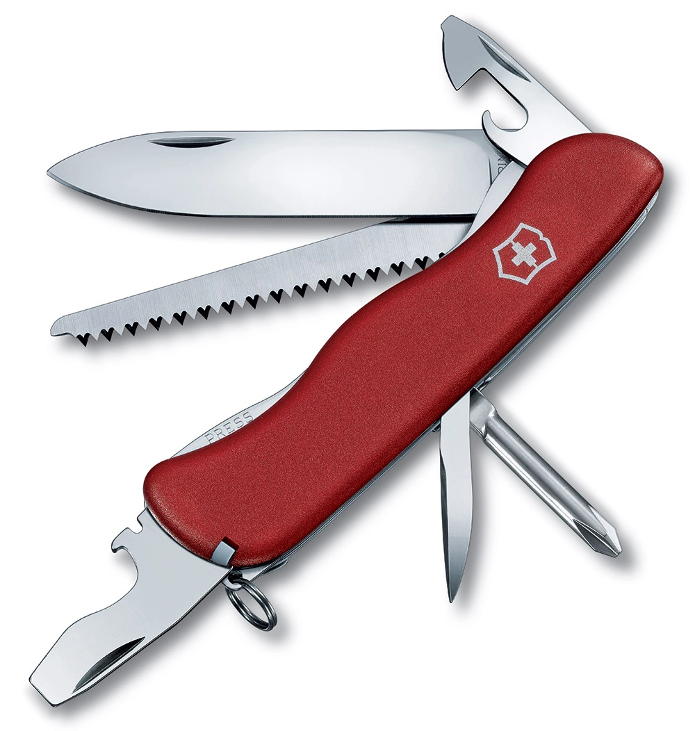 Нож перочинный Victorinox Trailmaster (0.8463) 111мм 12функц. красный карт.коробка — фото 1